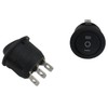 Lumonic 5 x Plastic Rocker Switch Diameter 23 mm in