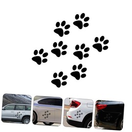 DRESSOOS 24 Pcs Cat Footprint Car Decals Cute Print Stickers for Car Body Decoration Cat Accessories for Vehicle Enthusiasts Ideal
