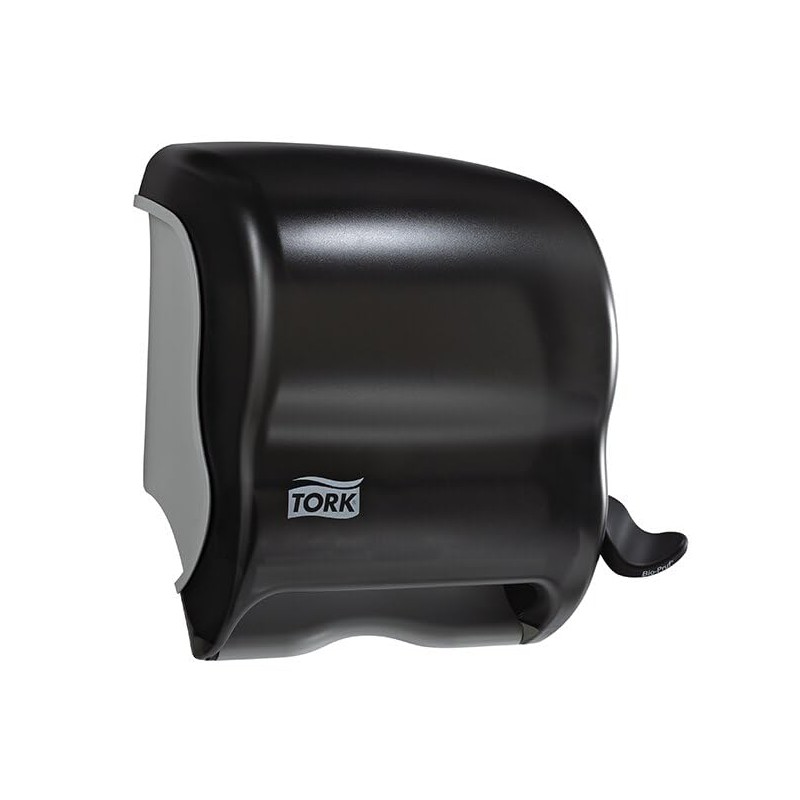 Tork Paper Hand Towel Roll Lever Dispenser Smoke H21, High-Capacity,