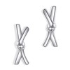 YAFEINI Karate Stud Earrings 925 Karate Earring Martial Arts Jewellery