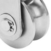 U Type Groove Wheel Stainless Steel Track Pulley for Sliding