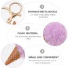 VALICLUD Pack of 3 ice cream key rings, plush charm