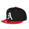 Baseballkappe, Snapback, Mütze, Snapback, 3D, Gothic, Hip-Hop (A Rot Weiß)