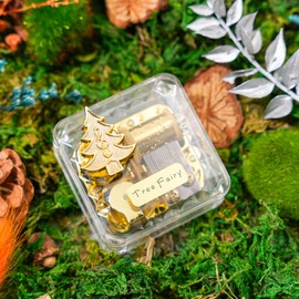 REGIUX Tree Fairy AS-LHY Music Box, Unique Fairy-Tale Melody, Gold Tree Design, Clear Case, Enchanted Gift for Christmas, Birthday, Mother's Day, Wedding, Anniversary, Valentine's Day, Thanksgiving