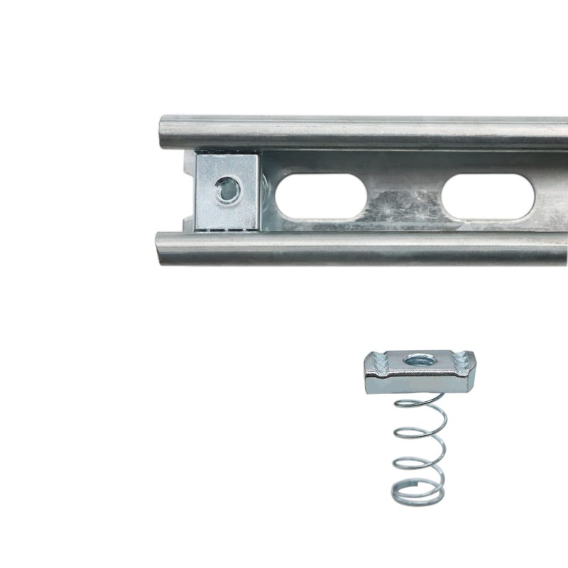 Strut Channel Nuts, 1/4"-20 Spring Channel Nut with Zinc Electroplate