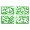 Quercetti Animal Stencils Art Set with Markers