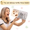 mermaker Burritos Tortilla Throw Blanket 2.0 Double Sided 60 inches