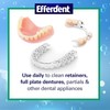 Efferdent Retainer & Denture Cleaner Tablets and Dental Bath, 4