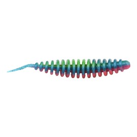 Trout Master Master Worm 65 mm – 8 Rubber Baits for Trout Fishing, Colour: Mystic