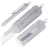 Tenchilon T4 Compact Retractable Box Cutter Utility Pocket EDC Knife