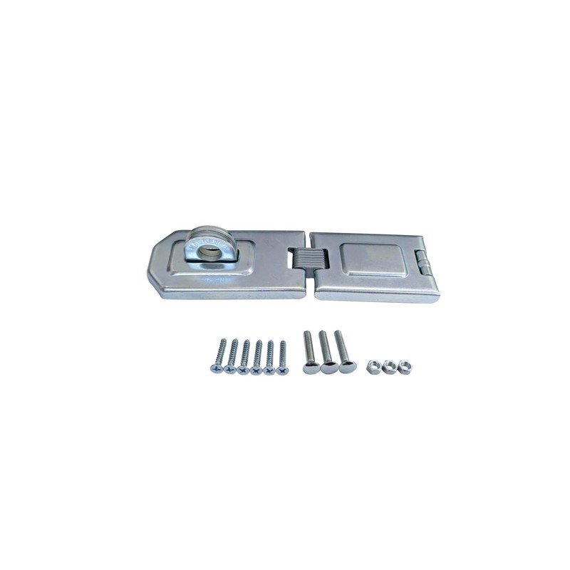 QCAA Extra Heavy Duty Concealed Safety Hasp, Flexible Link, with