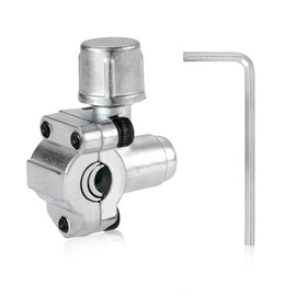 Gasedin BPV31 Bullet Piercing Valve, A/C Bullet Piercing Tap Valve for 0.3" 0.4" Outside Diameter Pipes, Metal Adjustable Valve Kit for Refrigerator Set-Line Tap, Car Accessories