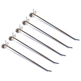 HAND ® Slatwall Euro Hook Arm Retail Display Pack of 5 (SRM16 Apple Shape)