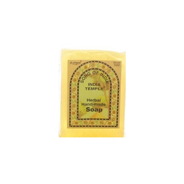 Song of India India Temple Herbal Hand Made Soap 100 Gram (3.3 Ounce) Bar