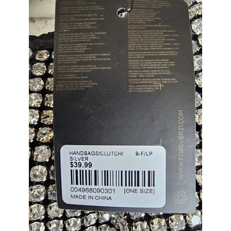 Forever 21 Silver/rhinest