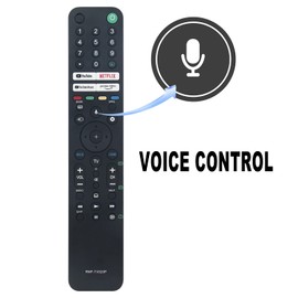 New RMF-TX520P Replacement Voice Remote Control fit for Sony Bravia LED TV KD-43X80J KD-50X80J KD-55X80J KD-55X85J KD-65X80J KD-65X85J KD-75X85J XR-55A80J XR-55X90J XR-65A80J XR-65X90J XR-77A80J