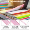 PATIKIL 30Pcs Binding Bars, 8mm Binding Bars Slide Grip 50