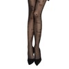 MARILYN Elegant Tights with Motif and Lettering, 40 Denier, Black