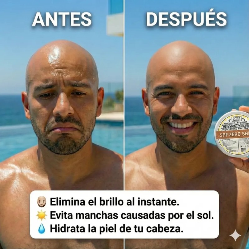 Zero Shine Spf Elimina El Brillo Y Protege Tu Cabeza
