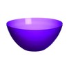 Excèlsa Rainbow Purple Transparent Salad Bowl, 24 cm