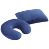 Maximex 2-in-1 Travel Pillow with Neck Support Pillow, Compact Travel