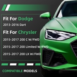 Torsiva ‎‎K750691 2PCS Front Stabilizer Sway Bar End Links Fit for Dodge 2013 2014 2015 2016 Dart, for Chrysler 2015 2016 2017 200 C w/FWD, 2015-2017 200 Limited w/FWD, 2015-2017 200 LX w/FWD