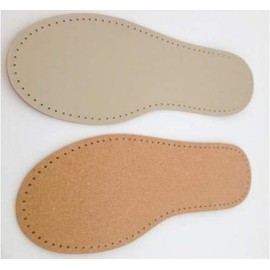 Leather Sole for Knitted, Crocheted or Felted Shoes