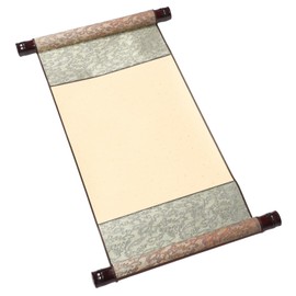 SEWACC Chinese Calligraphy Blank Scroll Ancient Style Hanging Scroll Robust Cloth Mounting for Calligraphy Painting and Paper Cutting Versatile Rice Paper Art