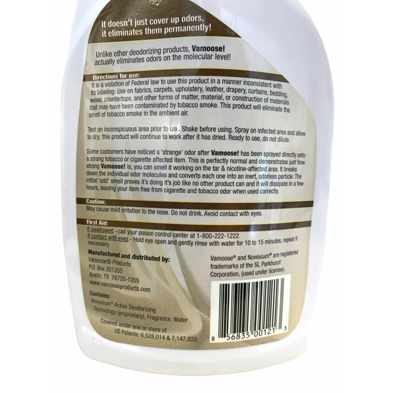 Vamoose! Smoke Odor Remover, Leather Scent, 32-ounce