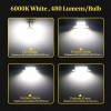 BMTxms 8x White LED Bulbs Interior Lights Package Kit For