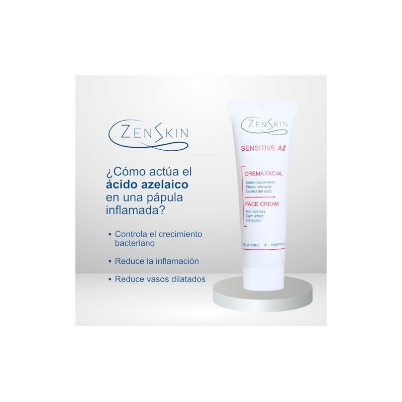 Zenskin Crema Facial Sensitive AZ 30 ml para Piel Sensible