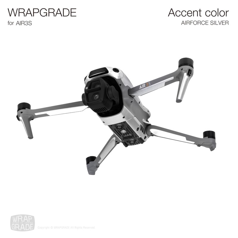 WRAPGRADE Skin Sticker for DJI Air 3S Accent Color Sticker