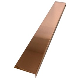 Eagle 1 Stair and Window Sill Nosing/Ledge Guard Protectors (1" x 3" 2 Pcs Per Order) Aluminum Tread Plate, Copper, Stainless Steel Stair/Window Edging (Copper, 32")