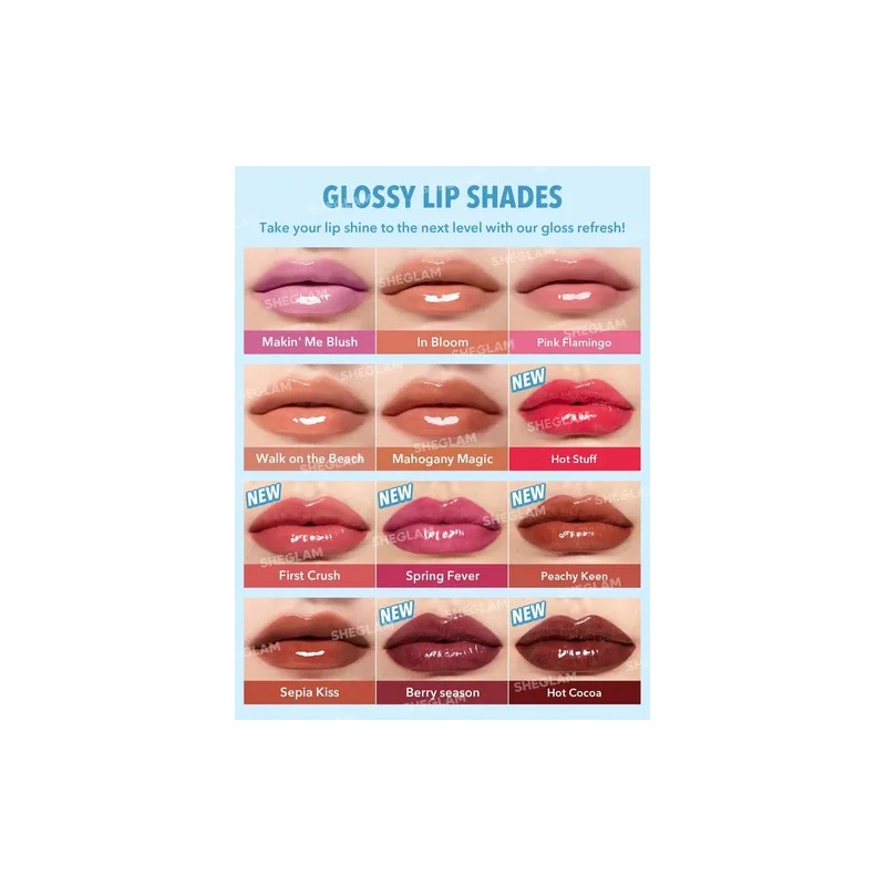SHEGLAM Pout-Perfect Brillo Labial Realzador - Makin' Me Blush