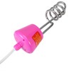 Electric Floating Immersion Water Heater Boiler with Digital Thermometer Pink
