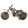 Motorcycle Toy Model Metallic Antique Texture Sturdy Smoothing Durable Metal