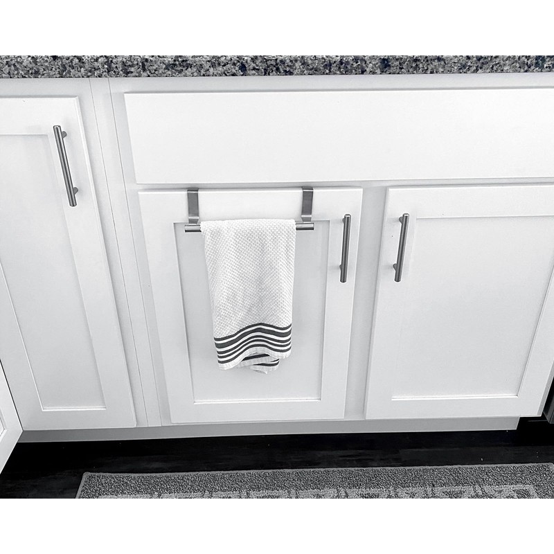 ds. distinctive style Kitchen Towel Holder Over Cabinet Door Towel