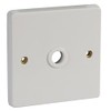 1G Cable Outlet Flush MLD White | Switch/Socket Switch Electric