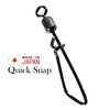 50 Pieces, Made in Japan, Quick Snap Swivels, Salkan, Yurimodoshi