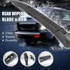 X AUTOHAUX Car Rear Windshield Wiper Blade Arm Set 200mm