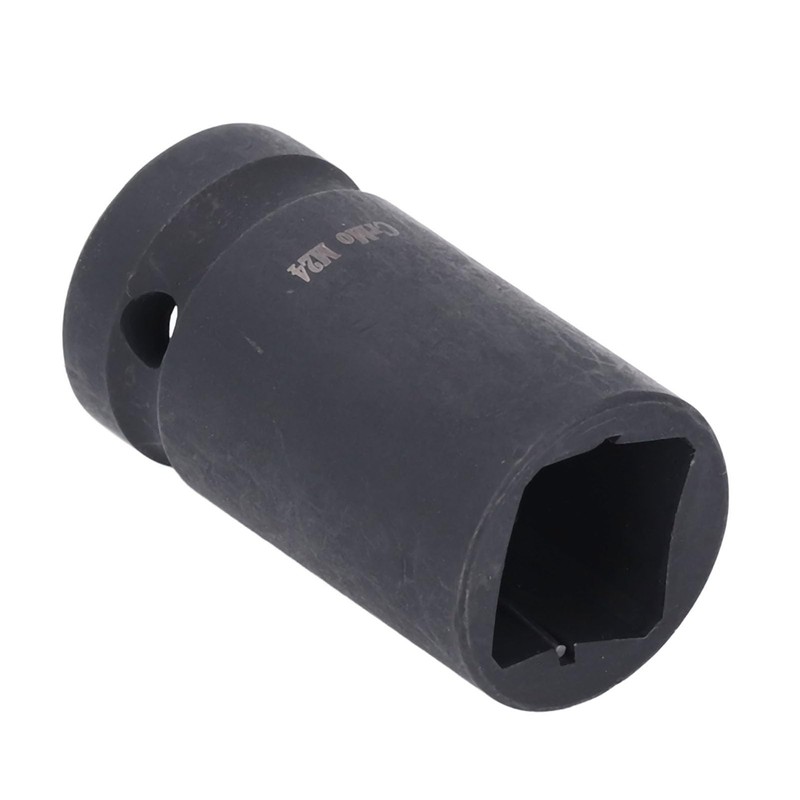 Fafeicy M24 1/2" Square Tap Socket, Chrome Molybdenum Steel, Hex