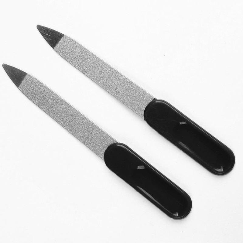 Healeved 4pcs Versatile Nail File for Fingernails Toenails Nailcutter Cuticle