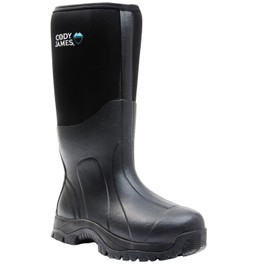 Cody James Men's Glacier Guard Insulated Rubber Boot Composite Toe Black 10 D(M) US