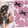 Ajcotahm 30PCS Bow Hair Clips small bows Satin Mini Bowknot