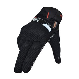 MADBIKE RACING EQUIPMENT Motorcycle Gloves Summer Men Women Touchscreen Compatible Unisex UMAD04 Black XL