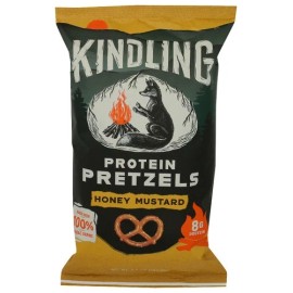 Kindling Snacks Pretzels Partially Honey Mustard 6.5 oz (Pack of 8)