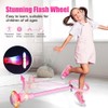 MEISHANG Swing Wheel with Light Wheel, Children's Flashing Jump Ring,