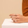 NOKMIT 3mm 14K Gold Filled Rings for Women Girls Dainty