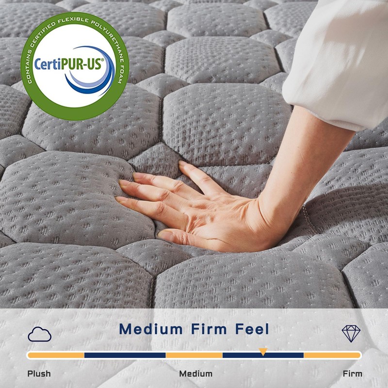 Vesgantti 8 Inch Multilayer Hybrid Twin Mattress - Multiple Sizes
