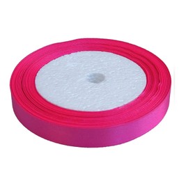Hot Pink - 10MM Satin Ribbon - 23-25 METRES - for Gifts Wrap, Sew, Party, Decorations, Bows, Dress, Events and Much More